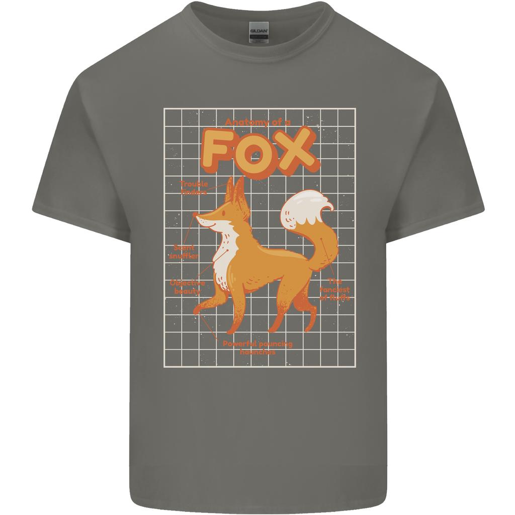 Anatomy of a Fox Funny Foxes Unisexs Light Cotton TShirt