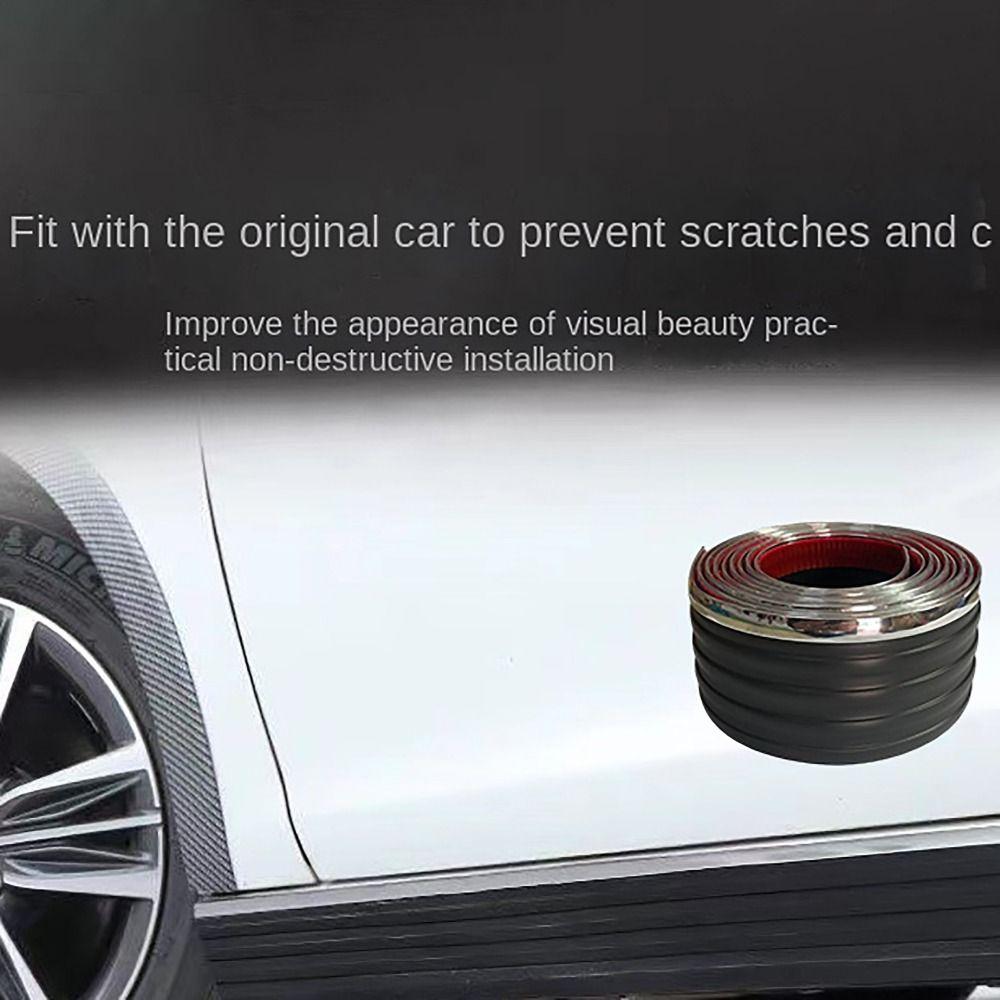 

1M*6CM Side Trim Strip PVC Car Door/Side Skirts Protector Auto Decor Strip For Auto Exterior Decor
