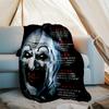 Coperta plaid stampata Art the Clown Terrifier1—leggera, morbida, calda;coperta versatile per tutte le stagioni—perfetta come coperta per l'aria condizionata, coperta per il riposino