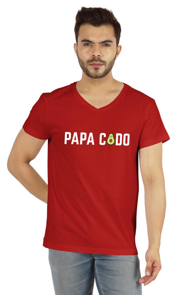 Inkmeso Herren Bedruckt   Papa Codo   T-Shirt Für Papa Lustiges Zitat T-Shirt Baumwolljersey
