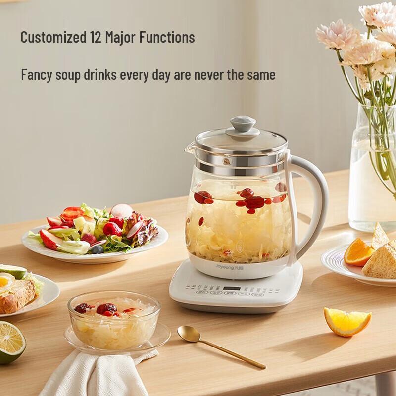 Joyoung 1.5L Multi-functional Glass Health Kettle CN plug (adapter included)