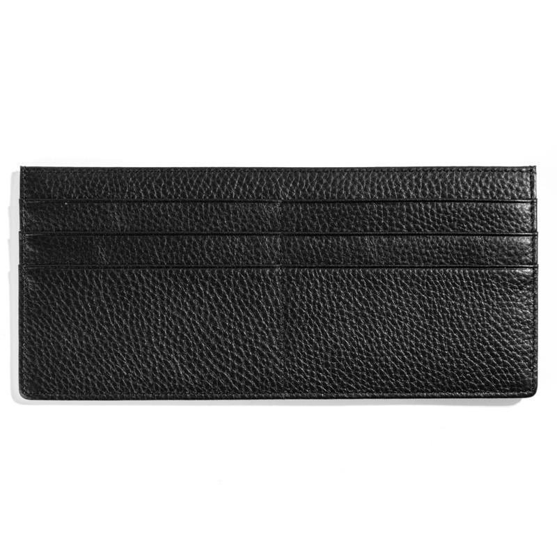 Womens Long Wallet Slim PU Leather With Texture Minimalist Design Multi-Card Holder Large Capacity Coin Purse