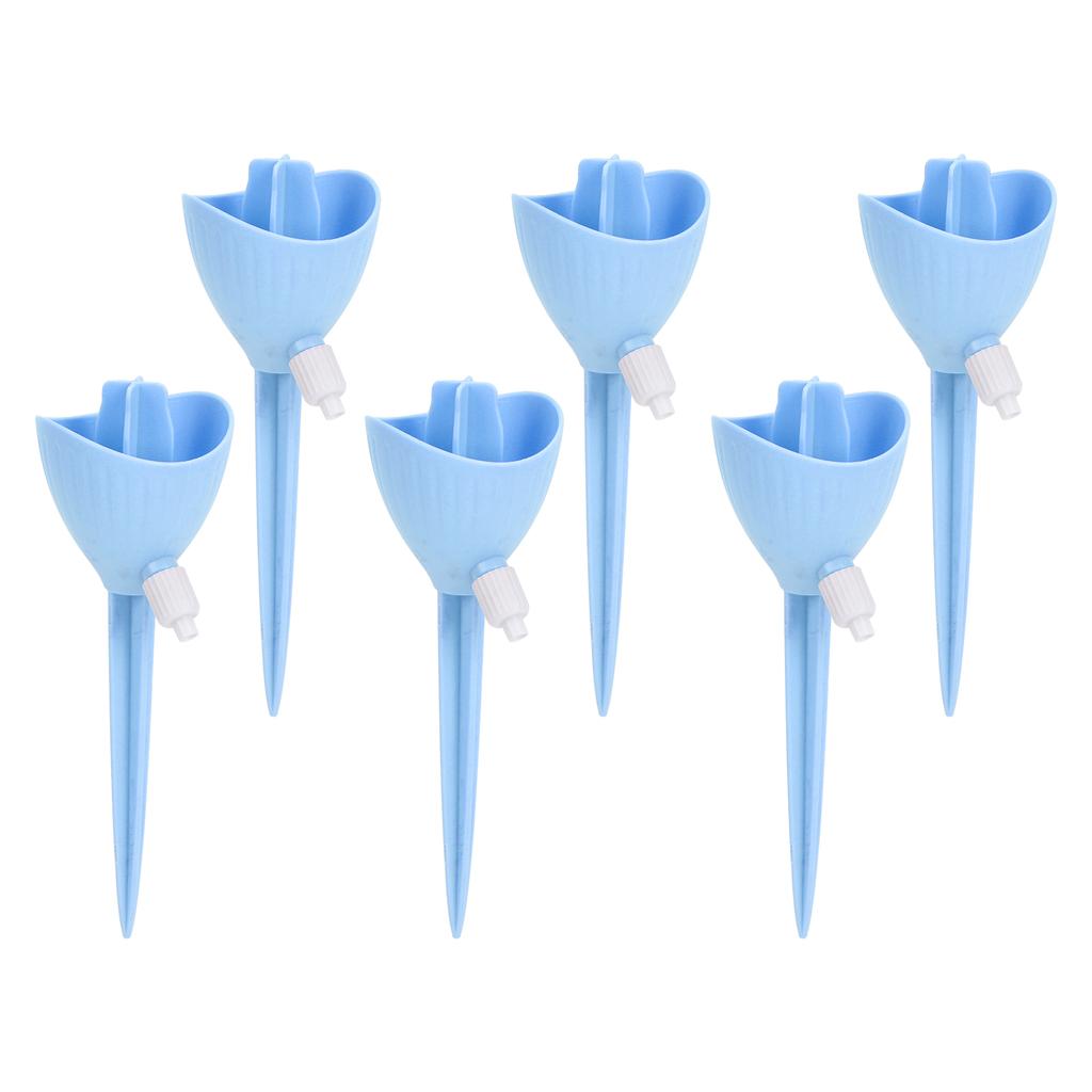 6PCS Plant Self Watering Spikes Adjustable Speed Automatic Plant Waterer Dripper for Vacation Potted Plant Watering