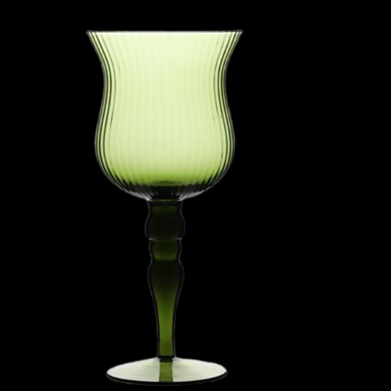 

Шанци Винтажный Бокал для Красного Вина в Полоску