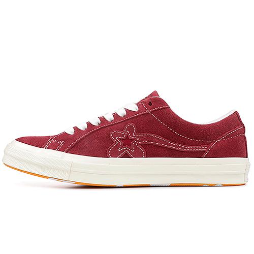 Converse One Star Ox 'Mono Red' (Unisex) Rhubarb Skate Shoes 162132C