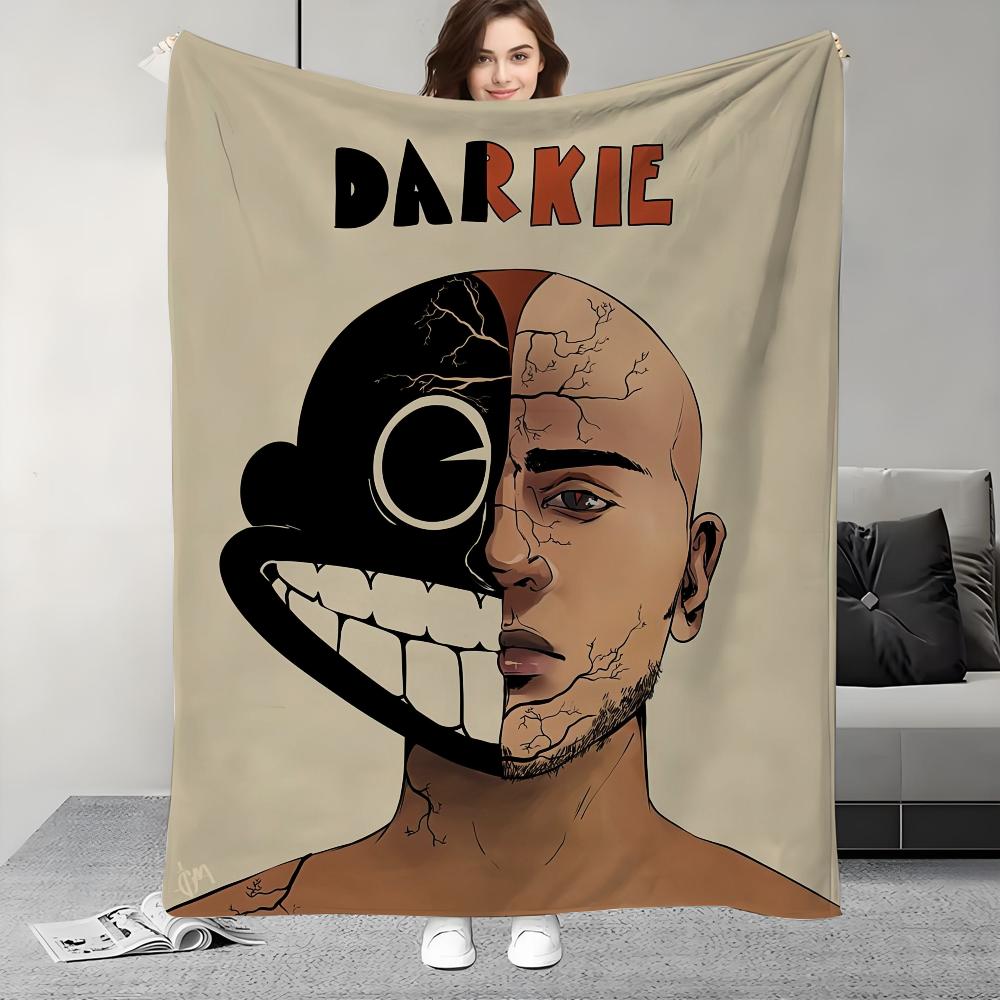 Musica Hip Hop Lil D-Darkie Design Coperta Leggera Per Dormitori, Pisolini, Soggiorno, Ufficio, Divano, Stagione Unica