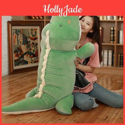 Adorable Dinosaur Stuffed Toy Plush Doll For Girls Comforting Home Decor Pillow