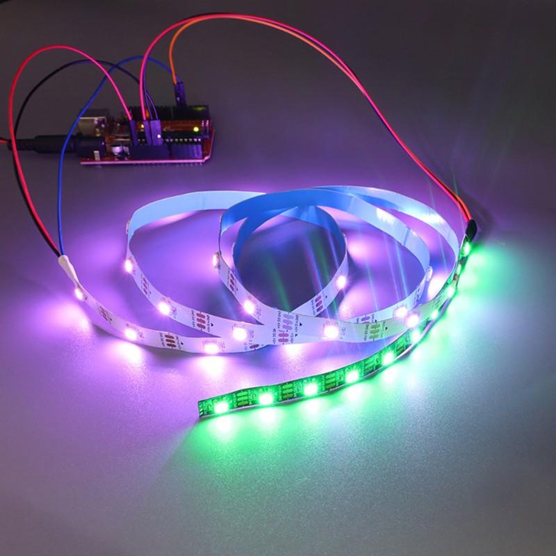 B-Est WS2812 Vollfarb 5V LED-Streifenlicht 5050 LEDs Für Arduino/ESP32 Programmierbare Steuerung