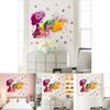Girl Flower Pink Wall Decal For Home Interior Stylish And Sophisticated