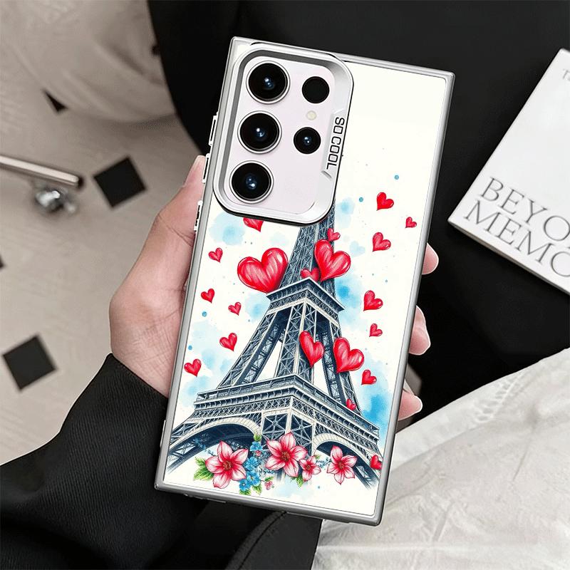 France Eiffel Tower Paris Shockproof Phone Case for Samsung Galaxy S26 Edge S25 Ultra S24 FE S23 Plus S21 Cover Anti Fall Fundas
