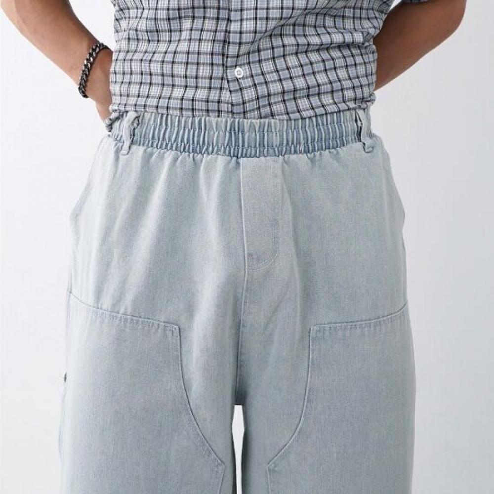 Onl Men S Double Knee 3 4 Denim Bermuda ShortS