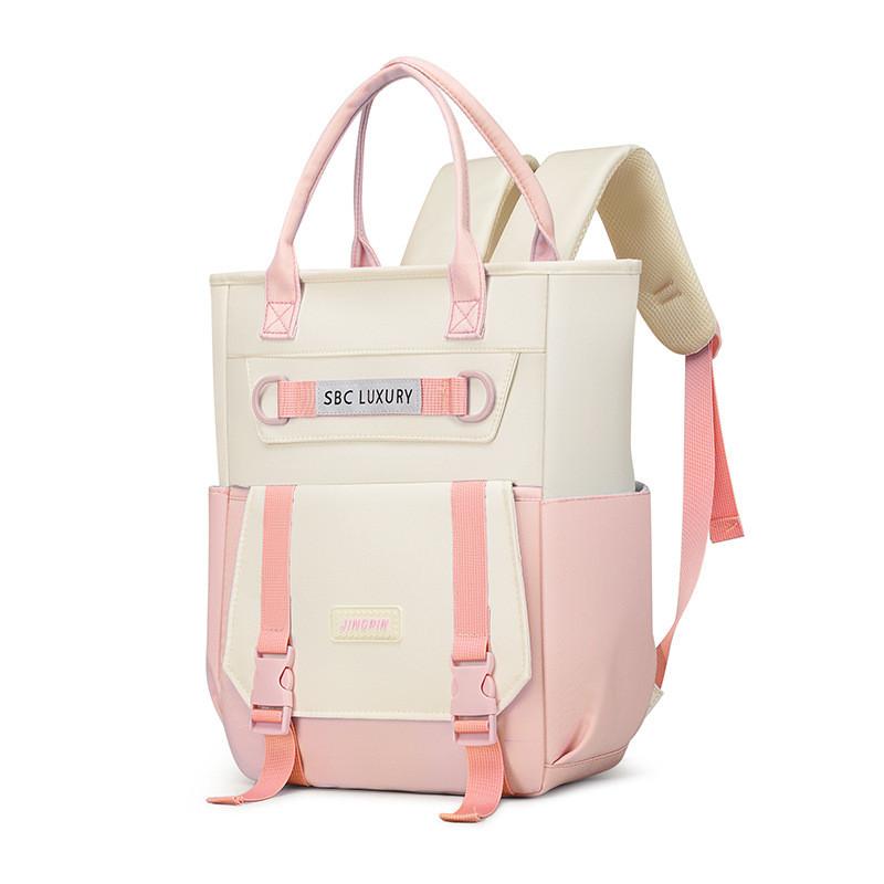 

Fun And Strong Childrens School Bag With Air Cushion Straps For Comfort And Style Class In розовый