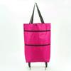 Foldable Wheeled Shopping Bag – Fashionable, Lightweight, & Customizable LOGO Option