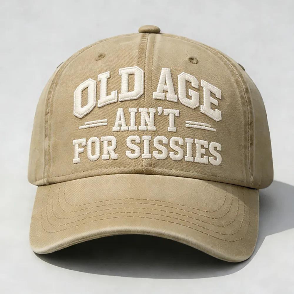 European and American Washed Soft-top Baseball Cap Female Letter OLD Printing Spring and Summer Curved-brimmed Outdoor Sun Hat Male