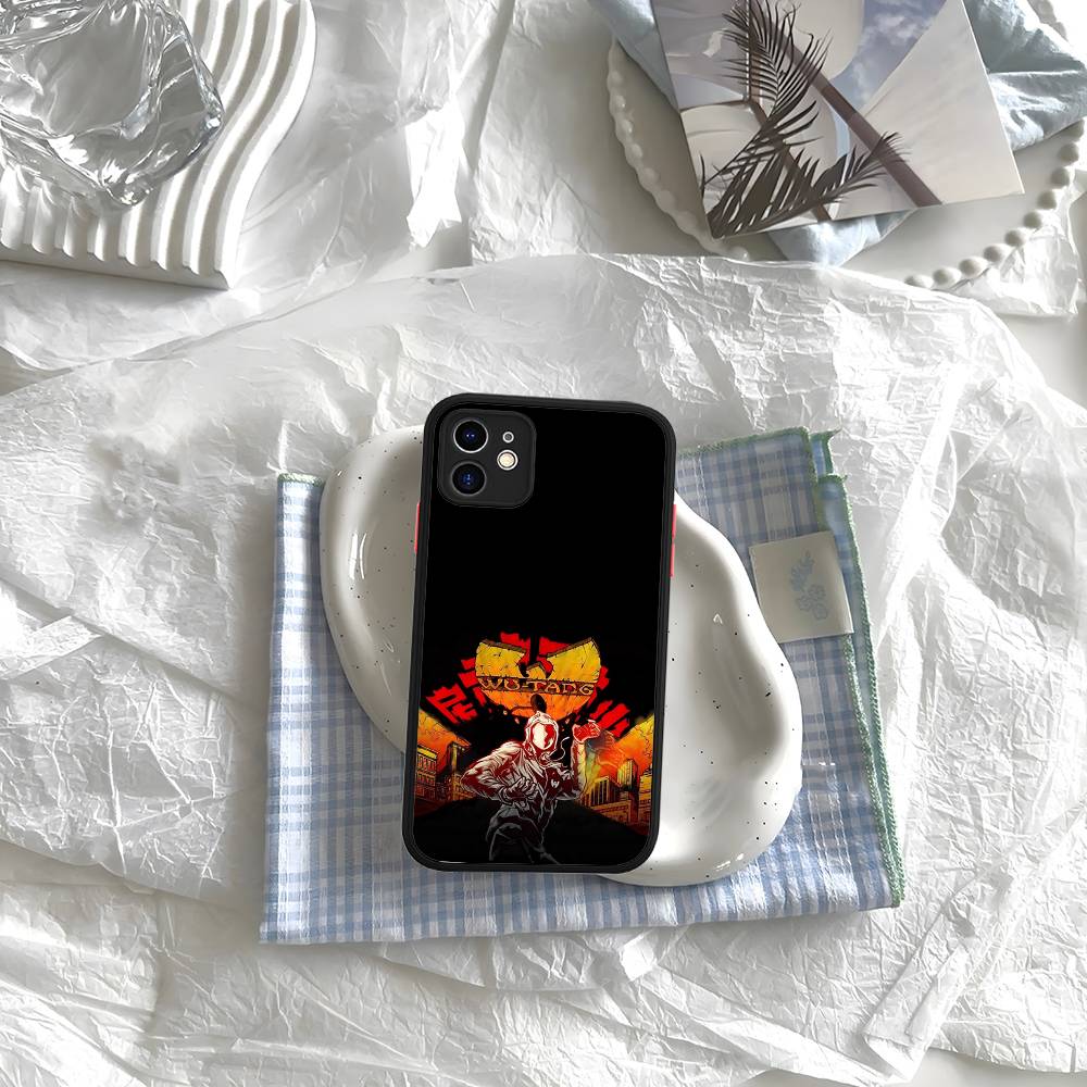 Singer W-WU-T--TANG Phone Case For IPhone 16 15 14 Plus 15 13 12 11 Pro Max X XS MAX Matte Cover