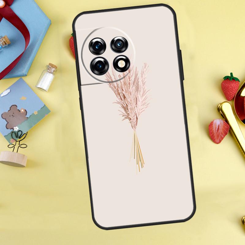 Minimalist Aesthetic Flower Case For OnePlus Nord 5 CE 2 3 4 Lite N20 N30 OnePlus 15 12R 13R 13 12 11 10 10T 13T Cover