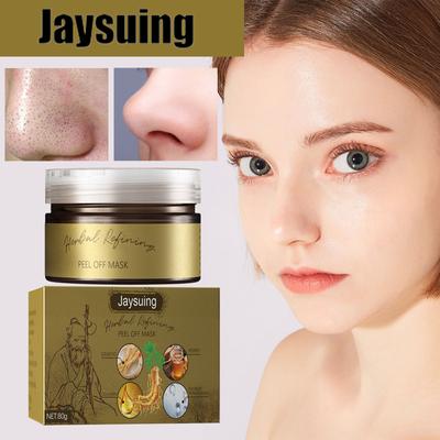 Jaysuing Tear Off Mask Huidreiniging, Mee-eter Reiniging Porie Krimpen Hydraterend Reinigend en Verjongend Masker