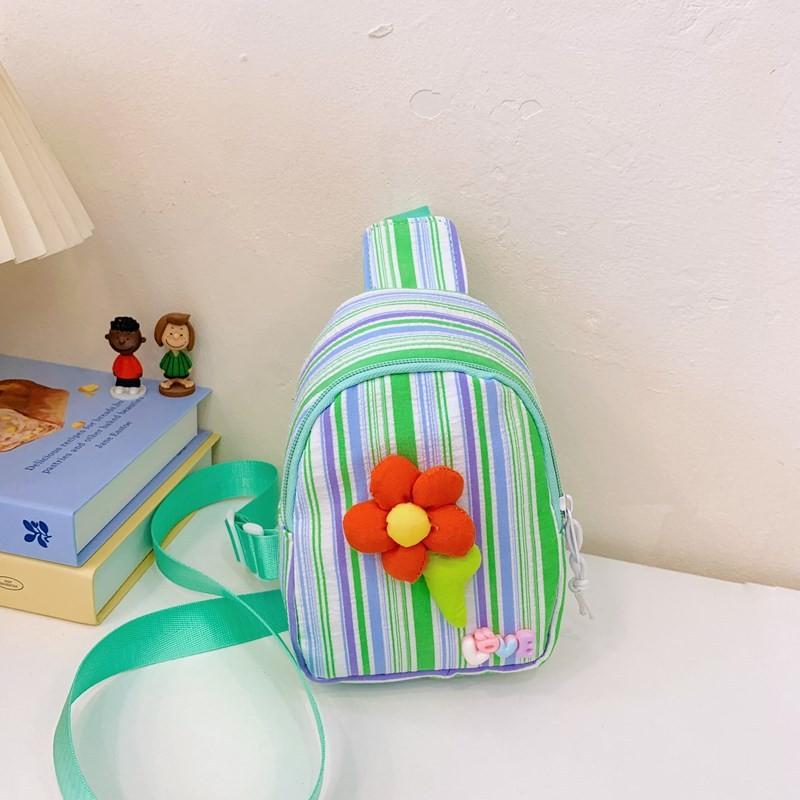 Trendy Kids Chest Bag Stylish Floral Design For Boys And Girls Lightweight Versatile Pouch