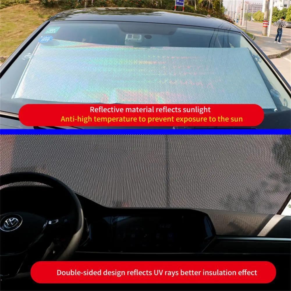 Car Side Window Sun Shade Retractable Car Roller Sunshade for Kids Baby Car Window Shades for UV and Sun Glare Heat Protection