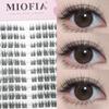 120 bundles Mink False Eyelash Natural Fishtail Lash 3D Russian Individual Eyelash Extension Cluster Makeup Tool Wholesale
