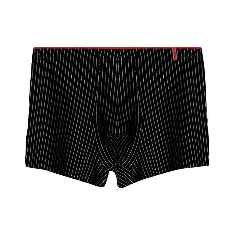 Pure Cotton Antibacterial Men's High Elastic Boxer Briefs