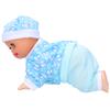 Lifelike Cute Baby Doll Electric Smart Laughing Crawling Doll Simulation Kids Toy(Garon 10in S )