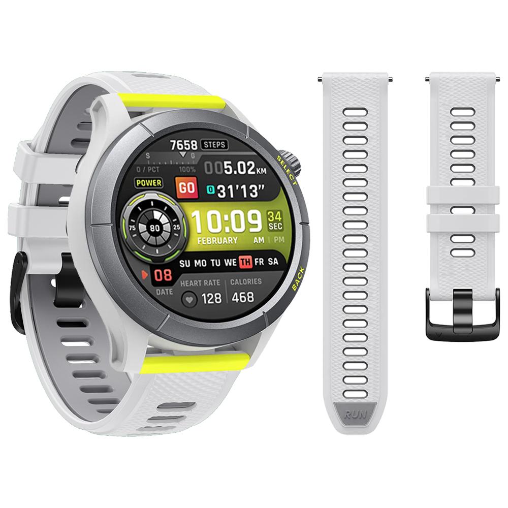 Hurtigudløserrem 22 mm til Amazfit Cheetah Pro / Rund Sportsblød Silikonestrop til Amazfit GTR 4 3 Pro 2/Stratos Armbånd