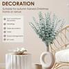 24pcs of Artificial Eucalyptus Branches, Used As Fake Green Leaves for Weddings, Flower Arrangements, and Home Decor, with Realistic Leaves