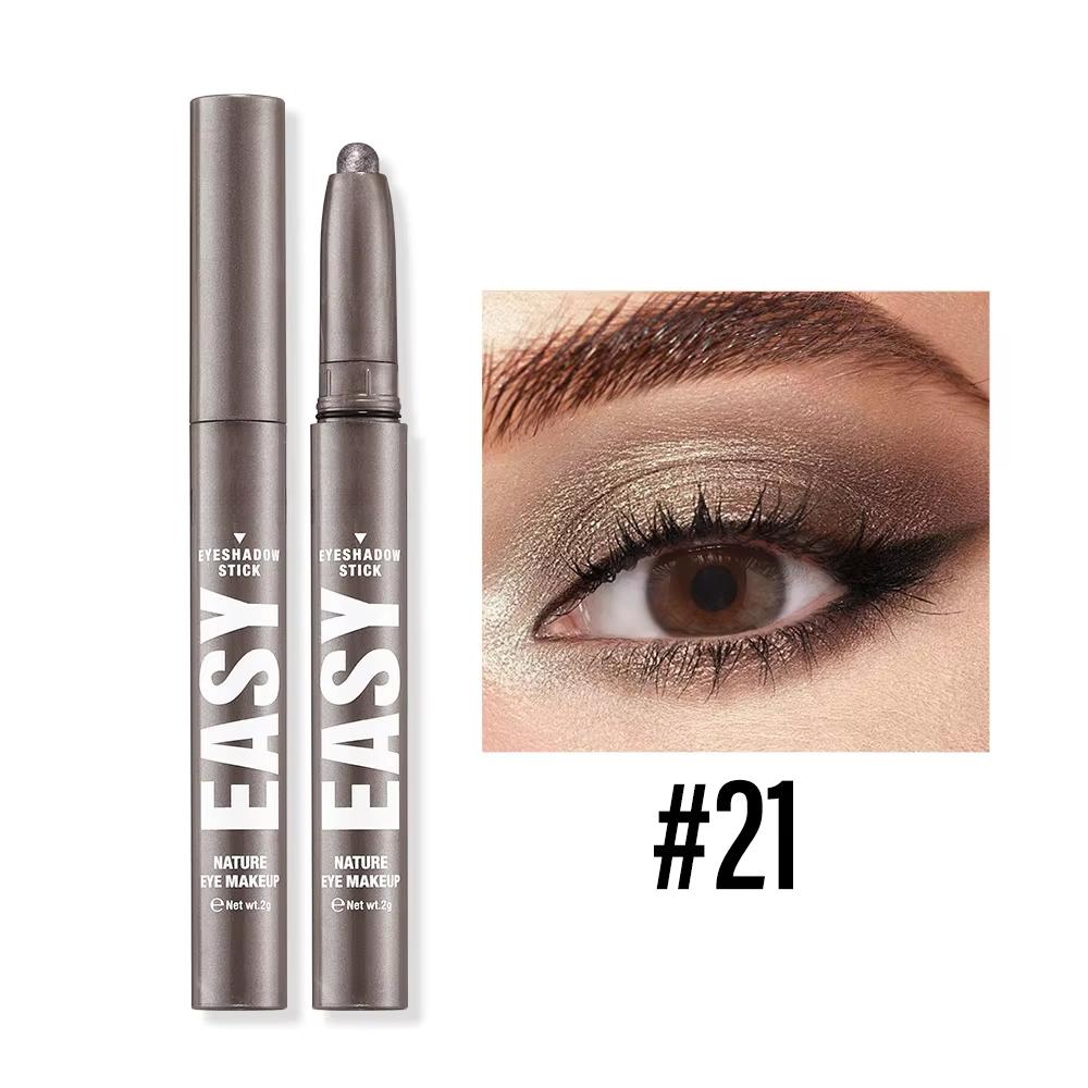 Nuovi Stick Ombretto Shimmer Opaco Multicolore Sfumabili Lunga Durata Matite Ombretto Applicazioni Morbide per Look Audaci o Naturali
