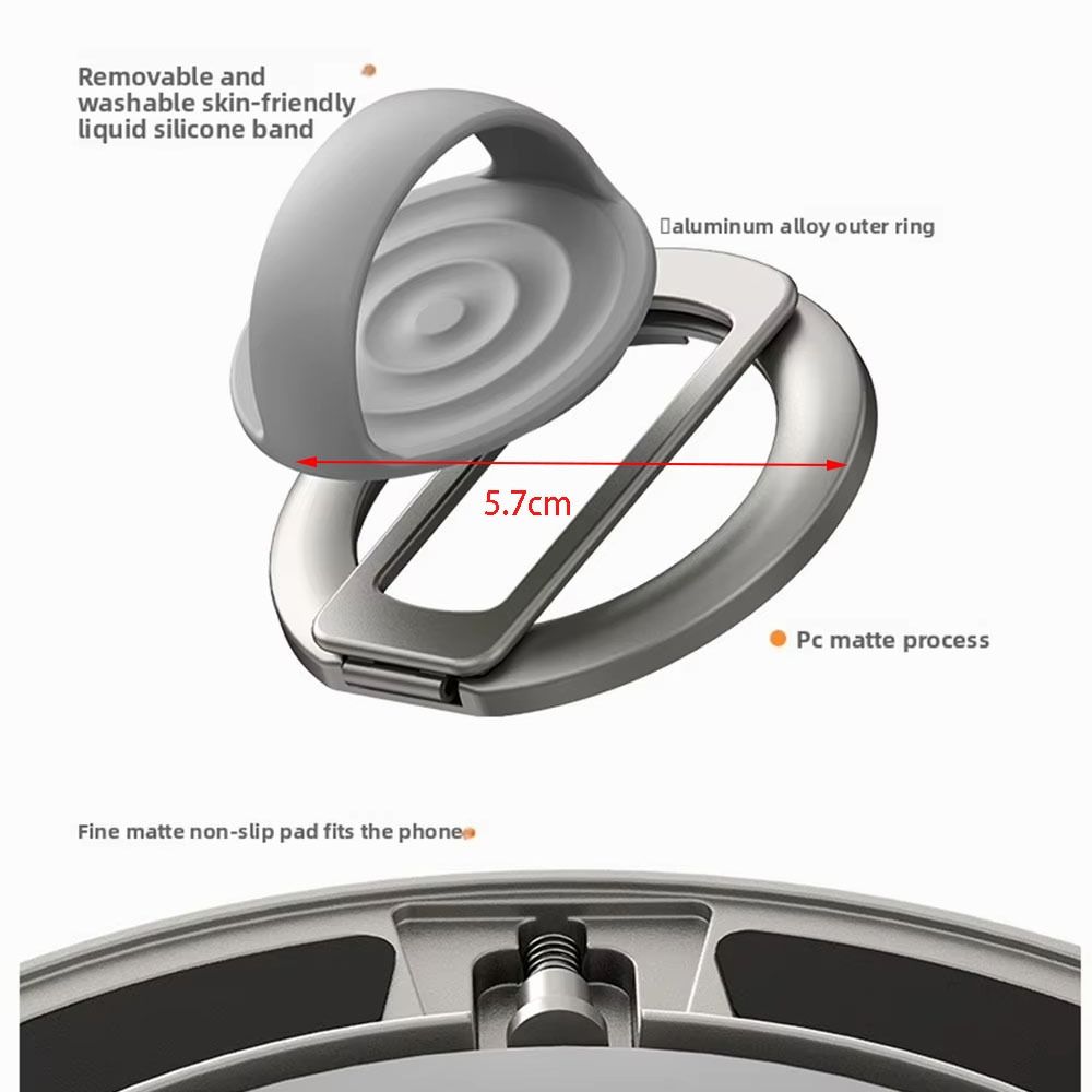 Alloy Magnetic Ring Holder Ultra Thin Phone Holder Portable Phone Ring Stand