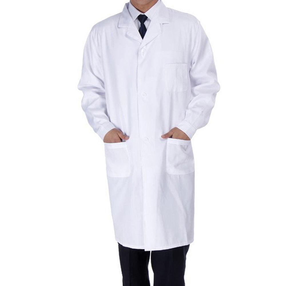 Doctor Work Clothes Nurse White Long Sleeves Men And Women In A Variety Sizes Of
