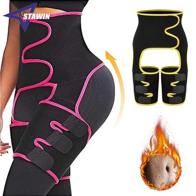 Waist Trainer for Women 3 In 1 Waist Thigh Trimmer and Weight Loss for Workout Body Shaper Weight Loss Butt Lifter Waist Trainer