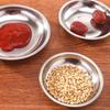 Silver Food Snacks Seasoning Dishes Round Appetizer Condiment Tray Dessert Dish  Tomato