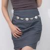 Atmospheric metal waist chain, women's adjustable dress waist, multi-layer premium chain belt.