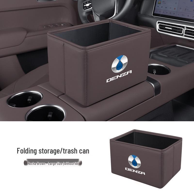 Multi-Functional Storage Box & Folding Trash Can for Denza D9/N9/Z9gt/N8L/N7 Cars