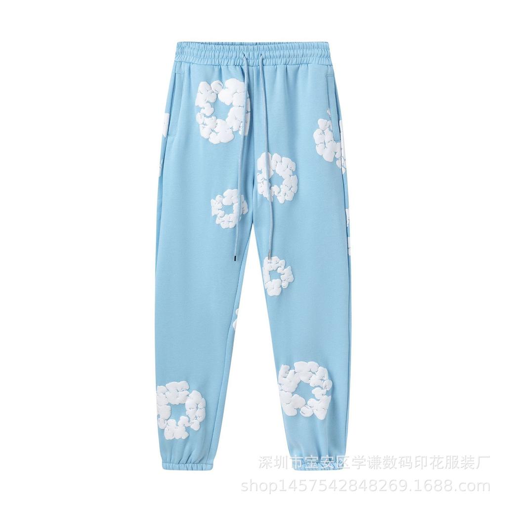 Kapok Hooded Sweater Jacket Women's Trendy Brand Sweatpants Men's Loose Sports Hoodie Suit Women