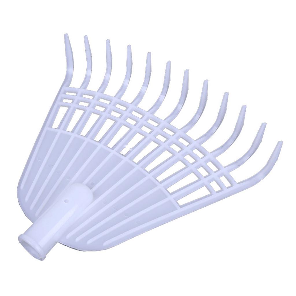 Leaf Rake Easy Connect Flower Planting Soil Rake 12 Tooth Rake Garden Hand Tool 1
