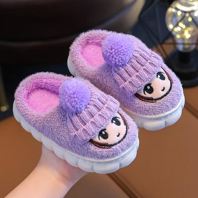 Children's Winter Indoor Home Cartoon Cute Children Baby Slippers