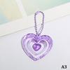 Hollow Heart Pendants Photo Album Decoration Key Chain Album Pendant Keychain Keyring Bag Key Decoration