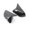 1 Pair Side Mirror Covers for Ford Mustang 2015-2025 Horn Style ABS Plastic Glossy Black Car Exterior Accessories