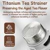 KAMJOVE Household Double-Layer Thermal Kettle Tea Set Suitable For Brewing Black Tea 316 Stainless Steel Liner Thermal Pot