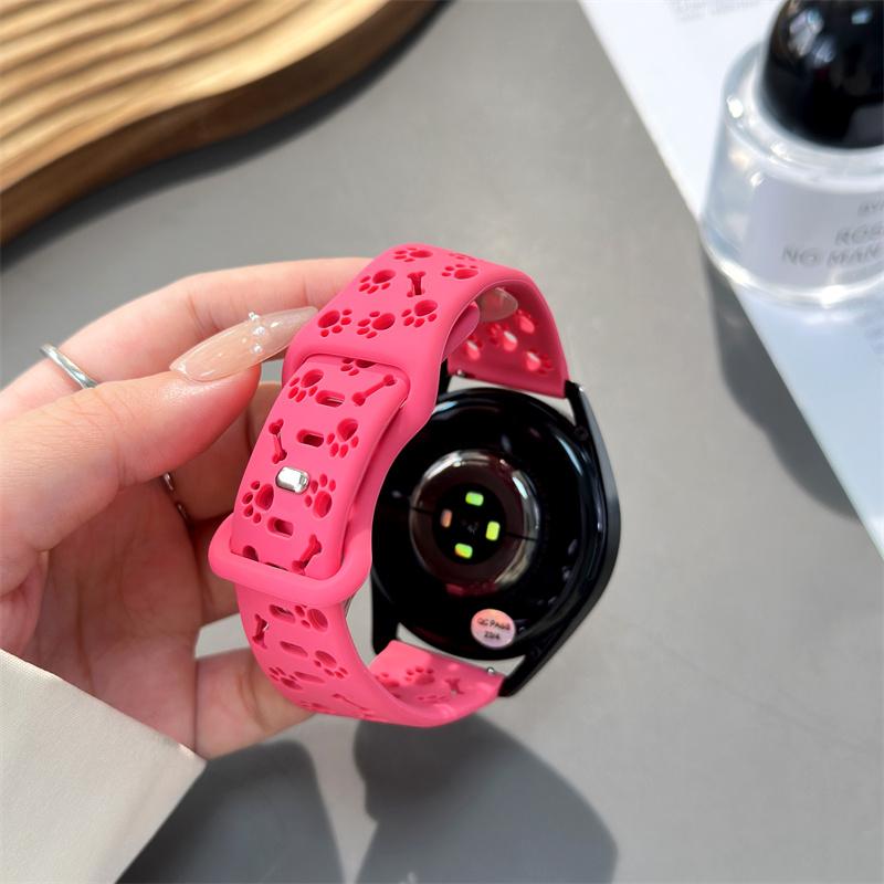 Engraved Watch Band, Soft Breathable Sport Strap 18/20/22MM Compatible with Amazfit Huawei Samsung oppo xiaomi
