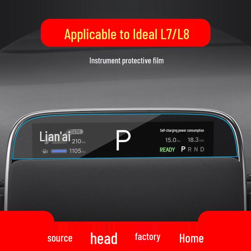 Applicable 25 Models: Ideal L7 Navigation, L8 Central Control, ONE Screen & L6 Instrument Protective Film for Cars