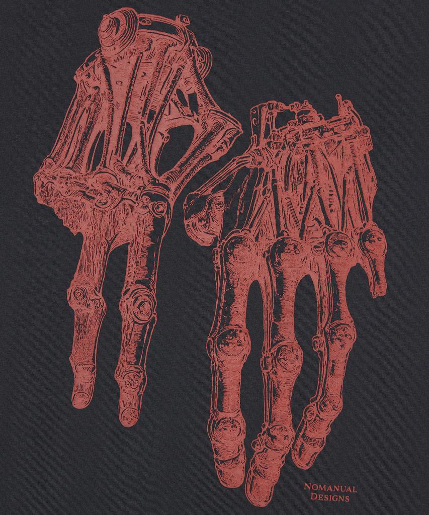 Nomaenyueol Robotic Hand Nm T-Shirt - Washed Black