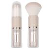 Set di pennelli da trucco portatili retrattili a capsula con coperchio - Include pennelli per fard, fissaggio e cipria