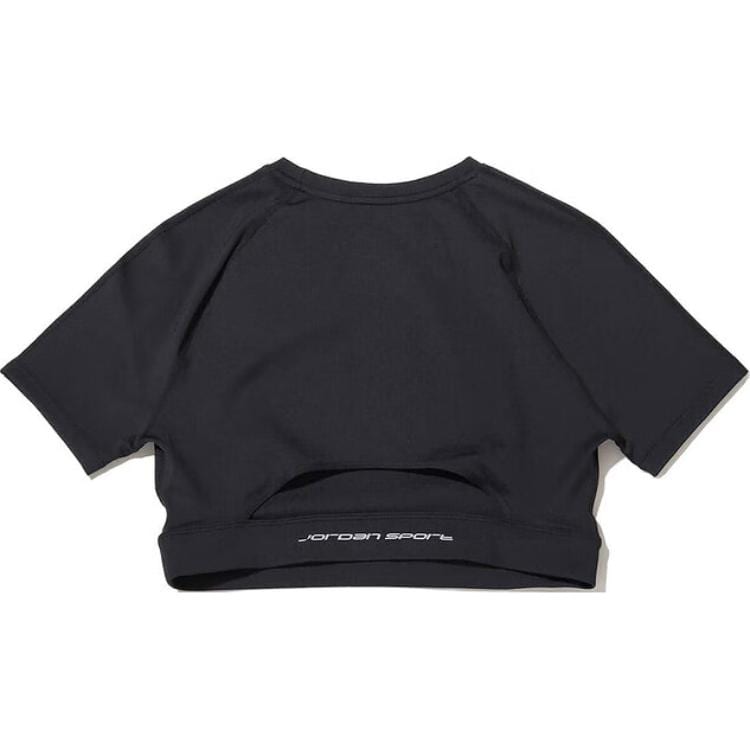 Jordan T Shirts Women's Black Crew Neck Moderate FV6928-010