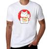Raunisex Noodles Cat Tshirt Casual All Match Tee Shirt For Unisex
