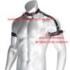 Men's Sexy PU Leather Chest Harness Gay BDSM Bondage Cage Lingerie Punk Rave Erotic Accessory Fetish Clothing