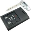 4-Tasten Ersatzschlüsselanhänger Hülle passend für Cadillac XLR für Chevy Corvette C6 Keyless Entry Schlüsselanhänger Schale (M3N5WY7777A)
