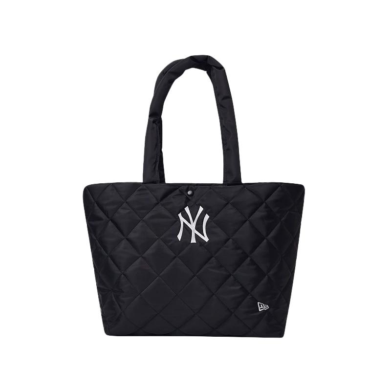 New New Era MLB Collaboration New York Yankees Fabric Tote Bag, Shoulder Bag Large Unisex Black 60424604